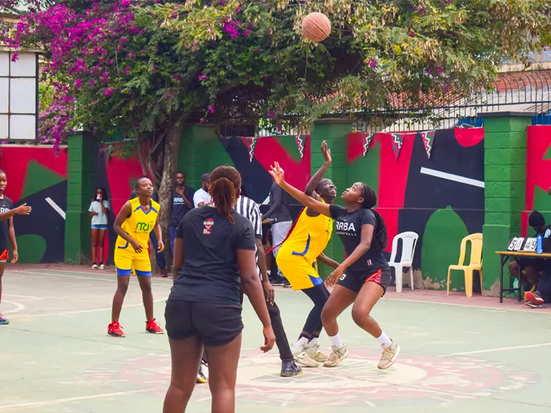 Kyla Showing Basketball Prowess at RRBA Sports